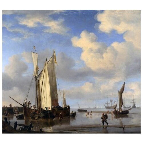           (Dutch Vessels Inshore and Men Bathing)      67. x 60. 2810