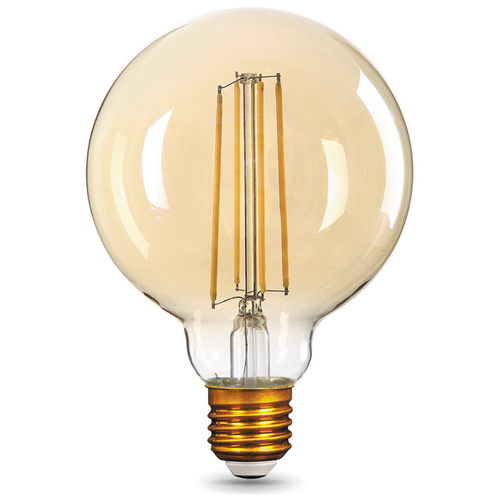    GAUSS LED Filament G95 E27 8W Golden 740lm 2400,  495  gauss