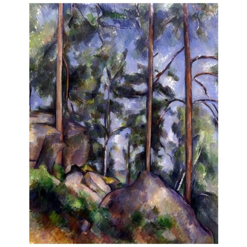       (Pines and Rocks)   30. x 38. 1200