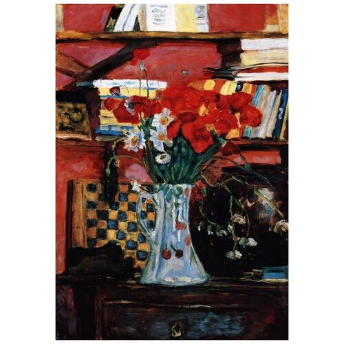       (Flowers and Books)   40. x 58. 1930