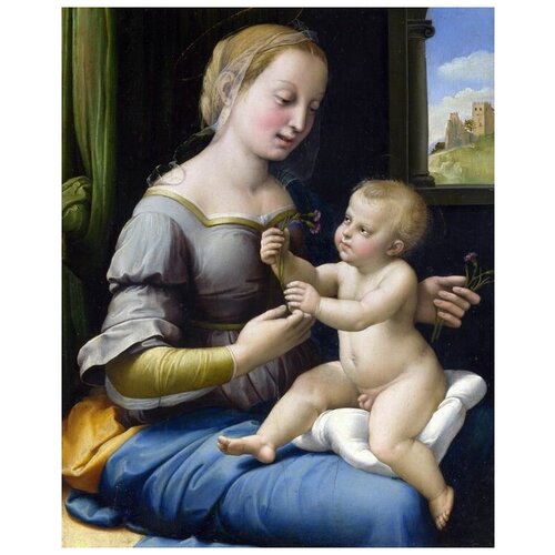       (The Madonna of the Pinks)   40. x 50. 1710