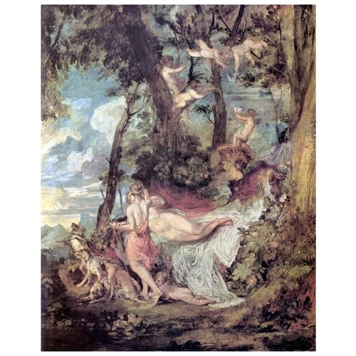       (Venus and Adonis) 1 Ҹ  40. x 50. 1710