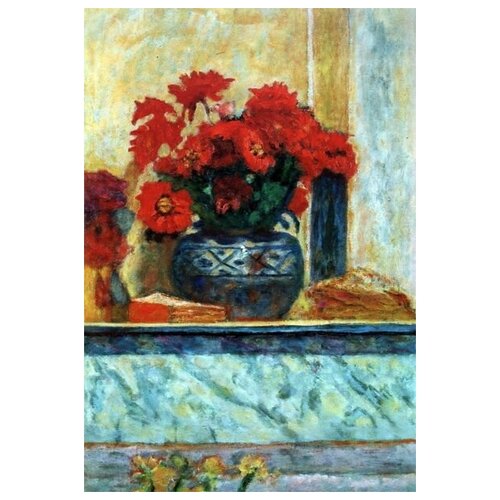      (Fleurs Rouges)   40. x 58. 1930