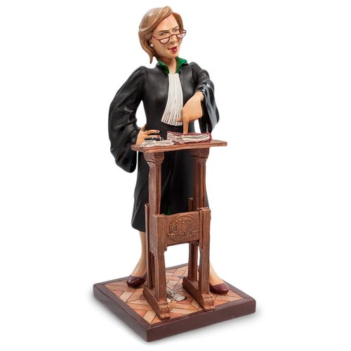    (Forchino) FO84011, Lady Lawyer Figurine,  ,  7999  Gillermo Forchino