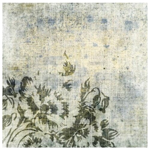      (Floral pattern) 40. x 40. 1460
