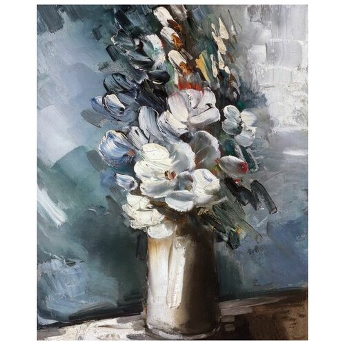        (Bouquet in white vase) 1   40. x 50. 1710