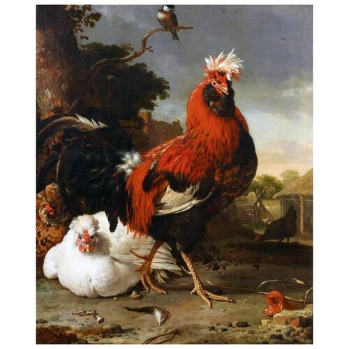     (Chickens) 3   40. x 49. 1700