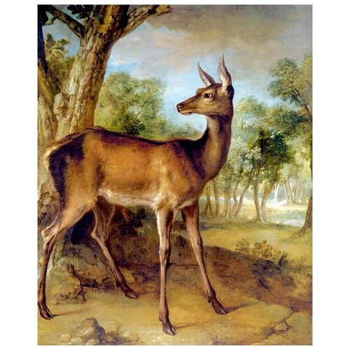      (The Watchful Doe)    40. x 50. 1710