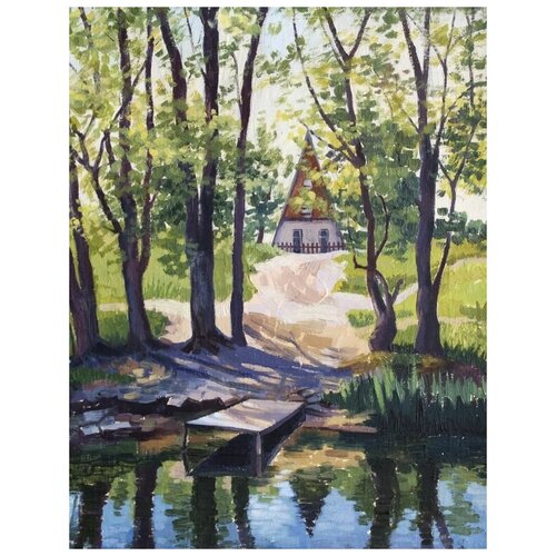       (House by the Pond) 40. x 52. 1760