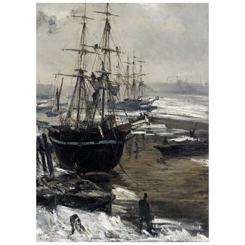       (The Thames in ice)   50. x 69. 2530