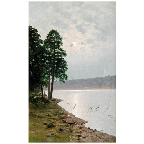 ������ �� ������ ����� ����� (The shore of the lake) �3 30��. x 49��. 1420�