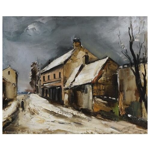 ����������� �� ������ ����������� ��� (Snow-covered house) �2 ������� ����� 49��. x 40��. 1700�