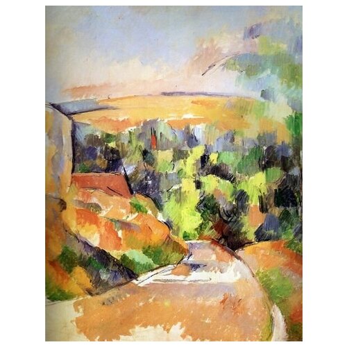       (Le Tournant de la route)   30. x 39.,  1210   