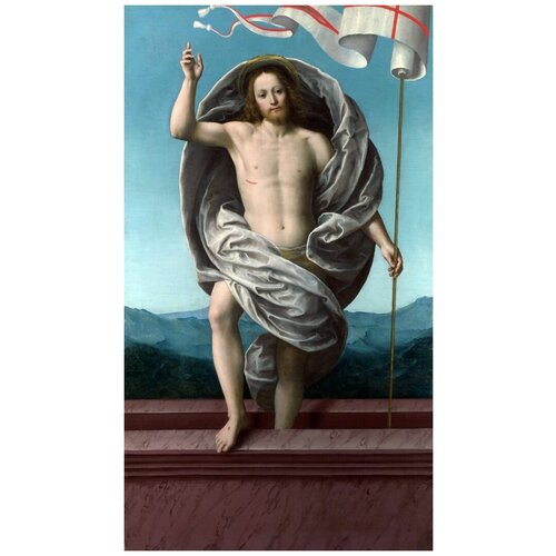      (Christ rising from the Tomb)   30. x 53. 1490