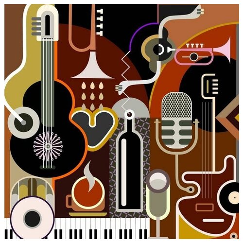      (Musical Instruments) 30. x 30. 1000