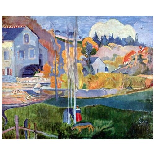      .   (Paysage de Bretagne. Le moulin David)   61. x 50.,  2300   