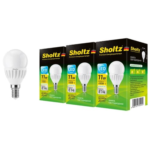   3    Sholtz  G45 11 E14 4000K 220  () LEB3050T 860