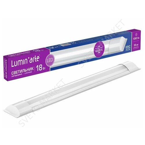 ������������ �������� ���������� Luminarte LLFW18W02 18�� 6500� IP40 1800�� ������� 280�