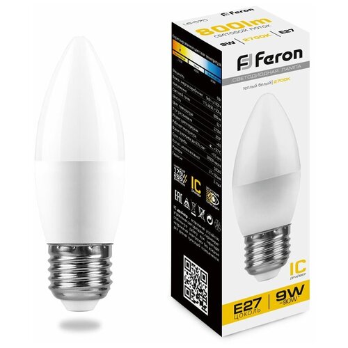    Feron LB-570  E27 9W 2700K,  102  Feron