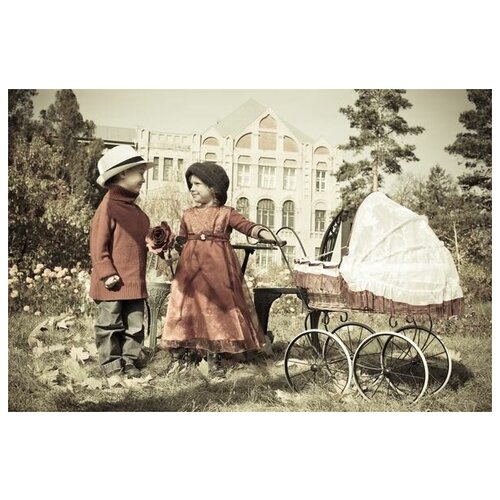       (Children with sidecar) 45. x 30. 1340