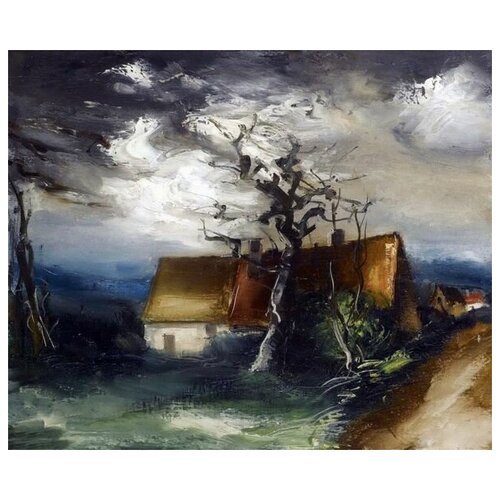      (Thatched Houses)   48. x 40. 1680
