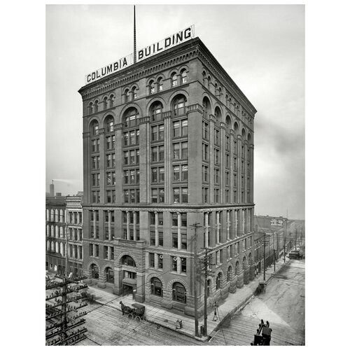       1906  (The building in the U.S. In 1906) 30. x 40. 1220