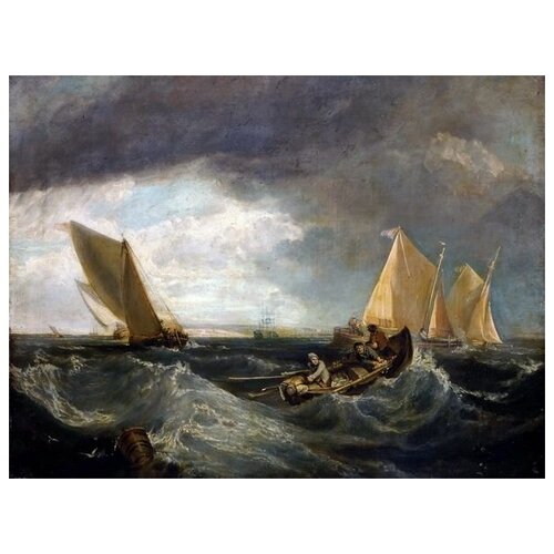       (Sailing in the sea)    67. x 50. 2470
