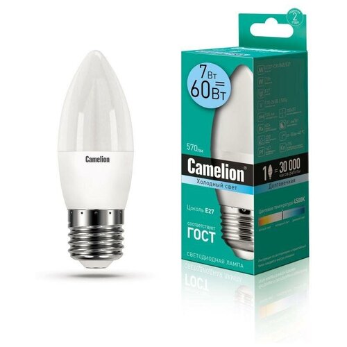    LED7-C35/845/E27 7  4500 . E27 560 220 Camelion 12078 (10. .),  1412  CAMELION