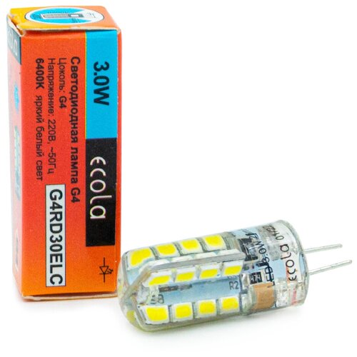  Ecola G4 LED, 3W 4200K  - - Corn Micro 220V 6400K 320 40x15 95