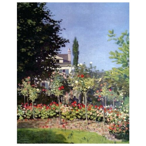       - (Flowering Garden at Sainte-Adresse)   50. x 63. 2360