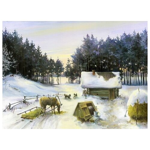 ������ �� ������ ������ ������ (Winter Landscape) �22 54��. x 40��. 1810�