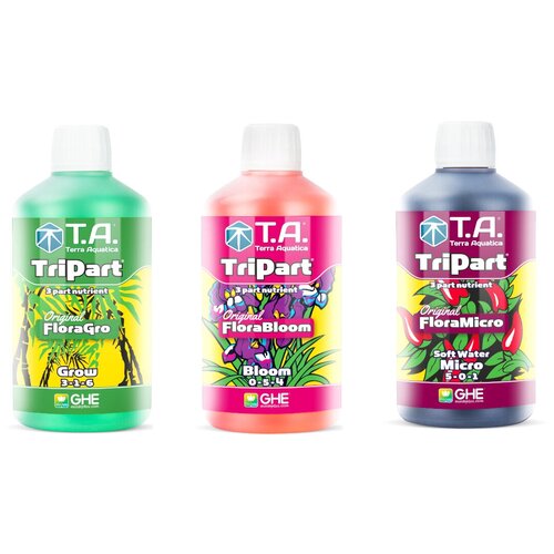�������� ��������� (GHE) TriPart Terra Aquatica (Grow+Bloom+Micro SW) 3�� �� 0.5 � 2150�