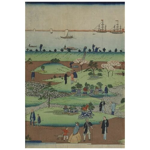      (1868) (The Tsukiji Hotel in the Eastern Capital (Tokyo))   30. x 44. 1330