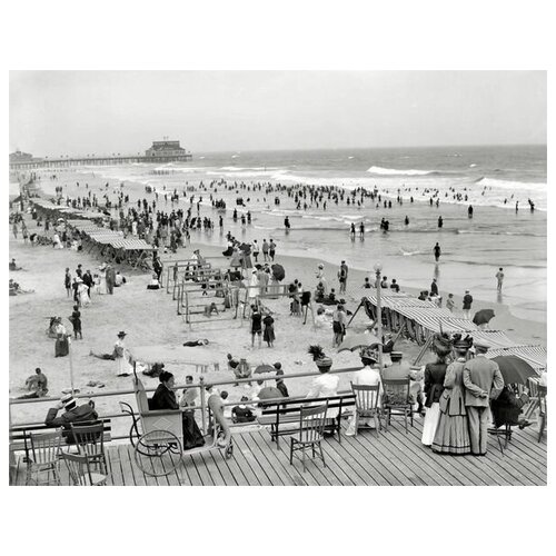       (Beach in Atlantic City) 1 39. x 30.,  1210   