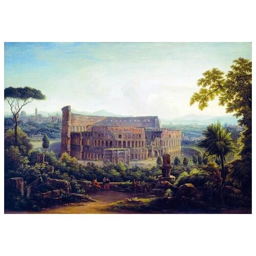     .  (View of Rome. Coliseum)   43. x 30. 1290
