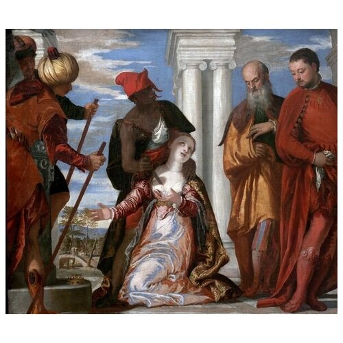     .  (Martyrdom of St. Giustina)   47. x 40. 1640