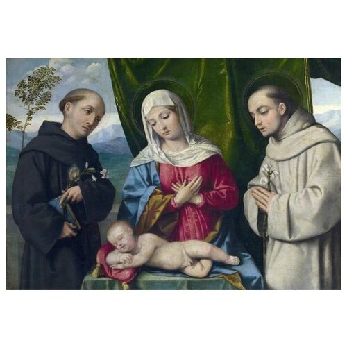          (The Madonna and Child with Saints) 43. x 30.,  1290   