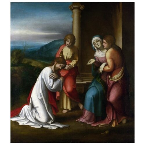        (Christ taking Leave of his Mother)   40. x 45. 1590
