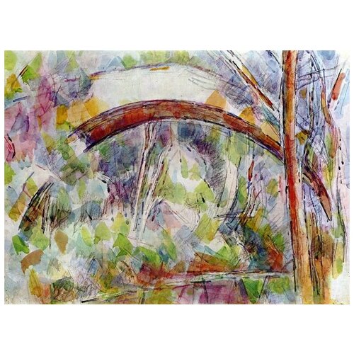        (River with the Bridge of the Three Sources)   41. x 30.,  1260   