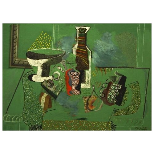 ������ �� ������ ������� ��������� (Green Still Life) 70��. x 50��. 2540�