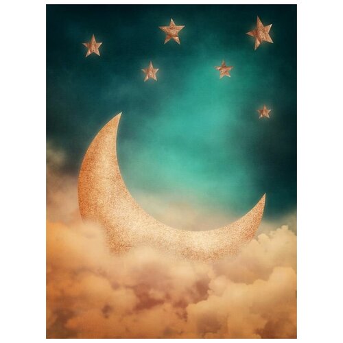      (Moon and stars) 1 30. x 40. 1220