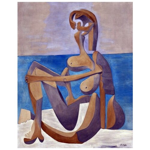      (Seated Bather) 40. x 51. 1750