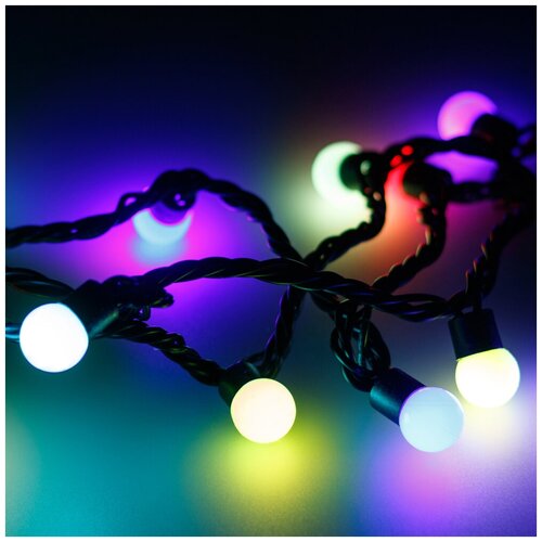 ������������ �������� ARD-BALL-CLASSIC-D17.5-10000-BLACK-100LED RGB (230V, 7W) (Ardecoled, IP65) 4857�