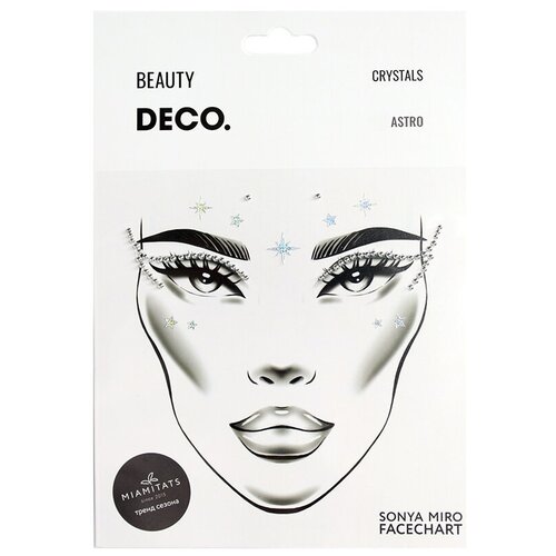 ��������� ��� ���� � ���� `DECO.` FACE CRYSTALS by Miami tattoos (Sparkle) 765�