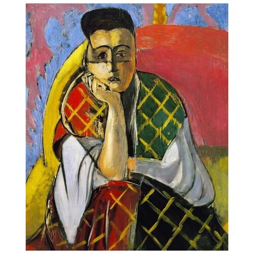        (Woman with a Veil)   40. x 49.,  1700   