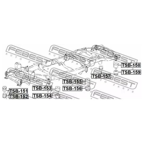   FEBEST TSB151 |   1  |   1 1680