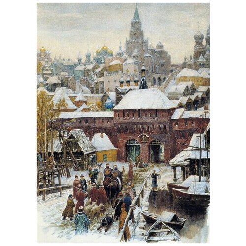����������� �� ������ ������. ����� XVII ���� (Moscow. The end of the XVII century) �������� ����������� 50��. x 70��. 2540�