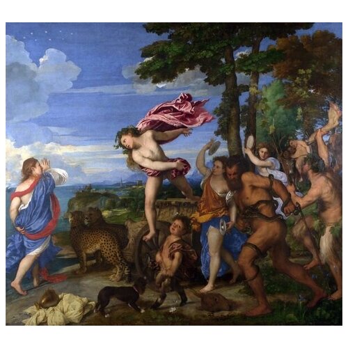       ( Bacchus and Ariadne)  44. x 40. 1580