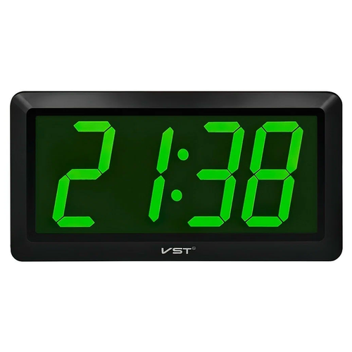 Часы электронные настольно-настенные VST-780, с зеленой подсветкой 1450р