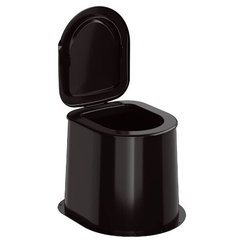 Туалет дачный Альтернатива Эконом, 47x55.3x47 см, полипропилен, цвет черный 1344р